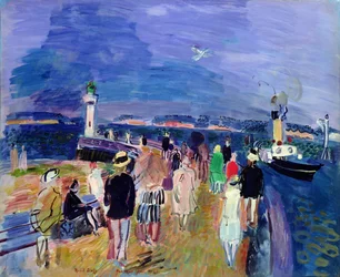 Der Pier in Honfleur