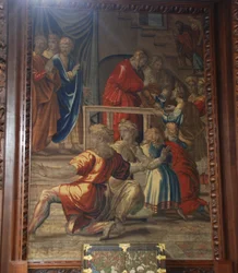 Der Tod des Ananias, Mortlake Werkstatt
