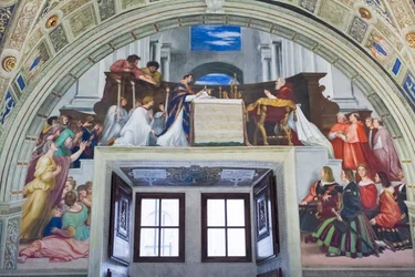 Die Messe von Bolsena, Raum des Heliodorus