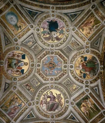 Decke in der Stanza della Segnatura, ca. 1510-1511