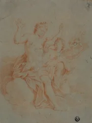 Psyche präsentiert Venus die Phiole mit Wasser