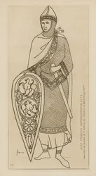 Französischer Häuptling, Anfang des 12. Jahrhunderts