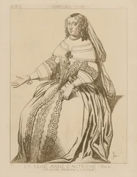 Königin Anna von Österreich, 1644