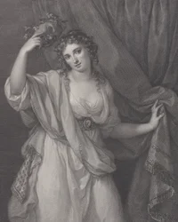 Lady Hamilton als die komische Muse, Thalia, 1791