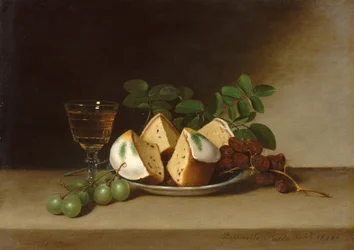 Stillleben mit Kuchen, 1818