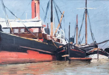 Boote in einem Hafen