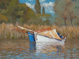 Yawls auf der Gironde-Mündung