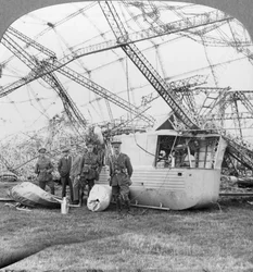 Gondel des Zeppelins, abgeschossen vor der Küste von Essex, Erster Weltkrieg, 1916