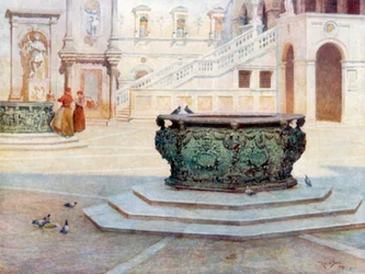 Hof des Palazzo Ducale