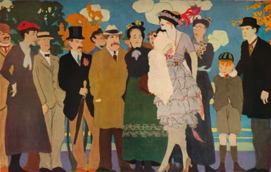 Einige Füchse und eine Traube, ca. 1887-1924, 1924