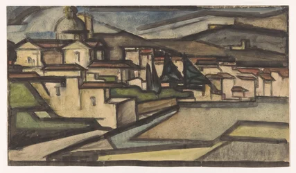 Ansicht einer italienischen Stadt