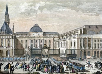Bailly im Pariser Parlament (1794-1804) (Gravur)