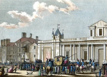 Die königliche Familie im Tempel