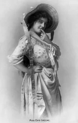 Evie Greene 1876-1917, englische Schauspielerin, 1905