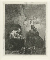 Waffenschmied bei der Arbeit