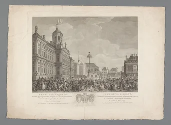 Fest der Freiheit auf dem Dam in Amsterdam, 4. März 1795