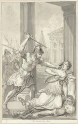 Die Familie des Kaisers Caius wird ermordet