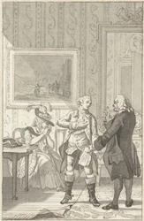 Illustration für das Theaterstück Het Tweegevegt van Jester