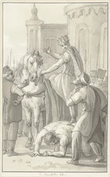 Kaiser Valerianus in Kriegsgefangenschaft beim persischen König Sapor