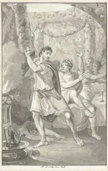 Lucius Aemilius Sejanus rettet das Leben von Tiberius