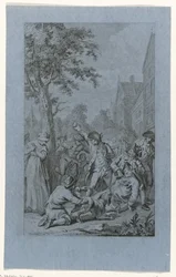 Misshandlung der Leiche des Predigers P. van den Bosch in Zoetermeer, 1787