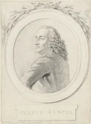 Porträt von Professor Petrus Camper