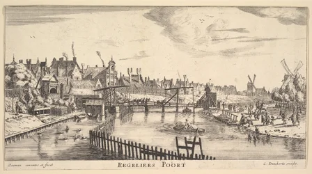 Regeliers Poort, Mitte des 17. Jahrhunderts