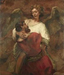 Jakob ringt mit dem Engel