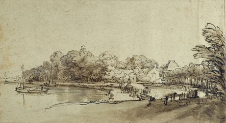 Biegung der Amstel bei Kostverloren House, frühe 1650er