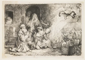 Der Engel verlässt die Familie des Tobias