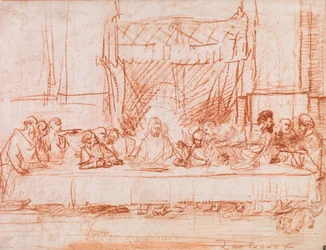 Das letzte Abendmahl, nach Leonardo da Vinci