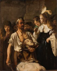 Salome empfängt das Haupt Johannes des Täufers