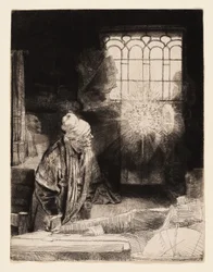Ein Gelehrter in seinem Studierzimmer (Faust)