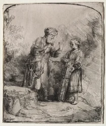 Abraham und Isaak, 1645