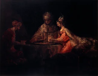 Ahasverus, Haman und Esther, 1660