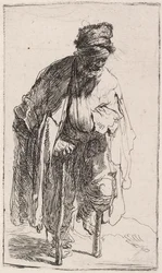 Bettler mit Holzbein, um 1630