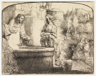 Christus und die Frau von Samaria