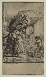 David und Goliath, 1655