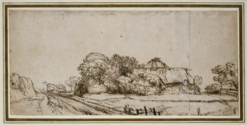 Bauerngebäude an einer Straße