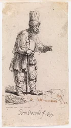 Jude mit hoher Mütze