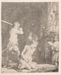 Johannes der Täufer wird enthauptet