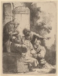 Josephs Mantel wird zu Jakob gebracht