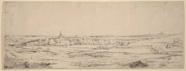 Landschaft mit Blick auf Haarlem (Das Goldwägerfeld)