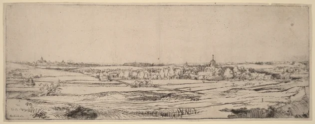 Landschaft mit Blick auf Haarlem (Das Goldwägerfeld)