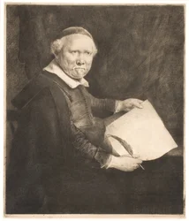 Lieven Willemsz van Coppenol, Schreibmeister: die größere Platte