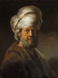 Mann in orientalischer Kleidung