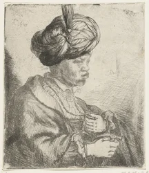 Mann mit Turban