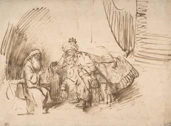 Nathan ermahnt David, 1650-55