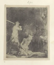 Enthauptung von Johannes dem Täufer (Recueil de quatre-vingt-cinq estampes originales)