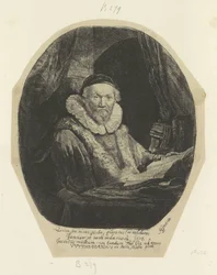 Porträt des remonstrantischen Predigers Jan Wtenbogaert